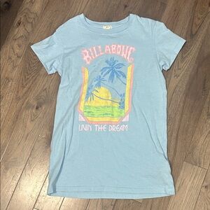 Billabong  Light Blue Dreamy Graphic Tee